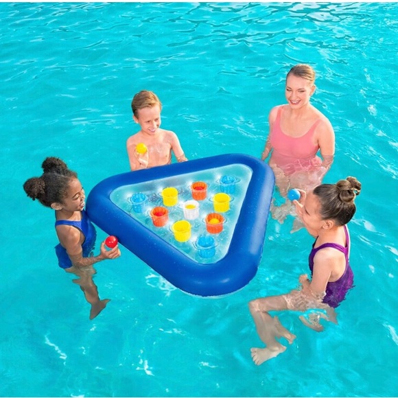 H2O Go Inflatable Pool Ball Game Beer Pong Pool Inflatable Floaty for 3+ NWT - Picture 4 of 6